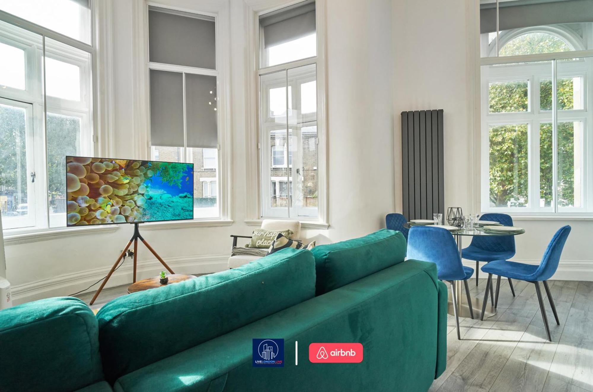 Last-Minute Specials L Sleeps Up To 4 Guests L One-Bedroom Apartment With King Bed And High Ceilings Near Camden By Live London Short Lets & Serviced Accommodation Buitenkant foto