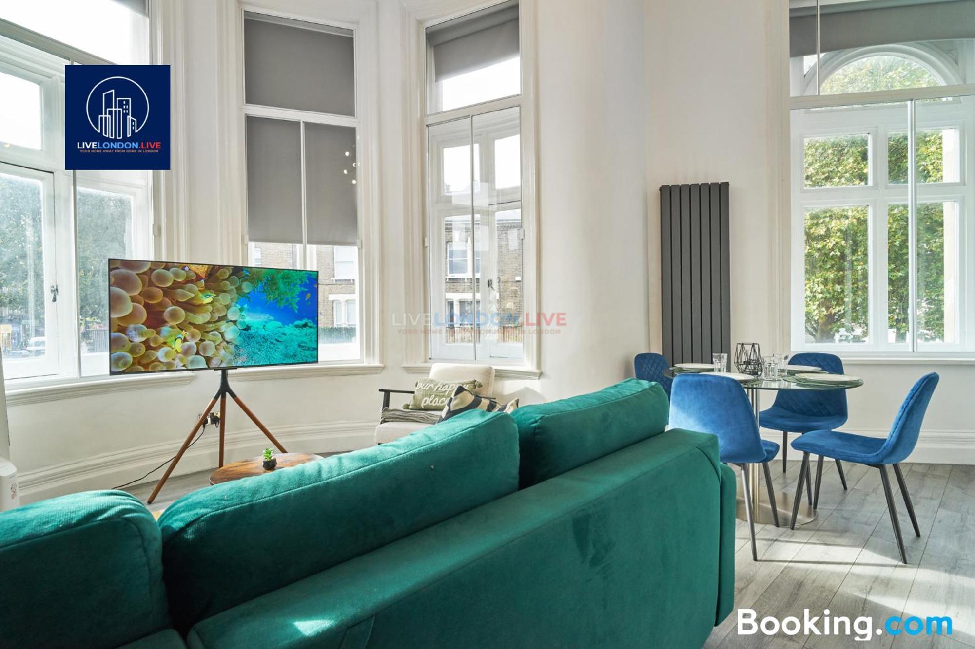 Last-Minute Specials L Sleeps Up To 4 Guests L One-Bedroom Apartment With King Bed And High Ceilings Near Camden By Live London Short Lets & Serviced Accommodation Buitenkant foto