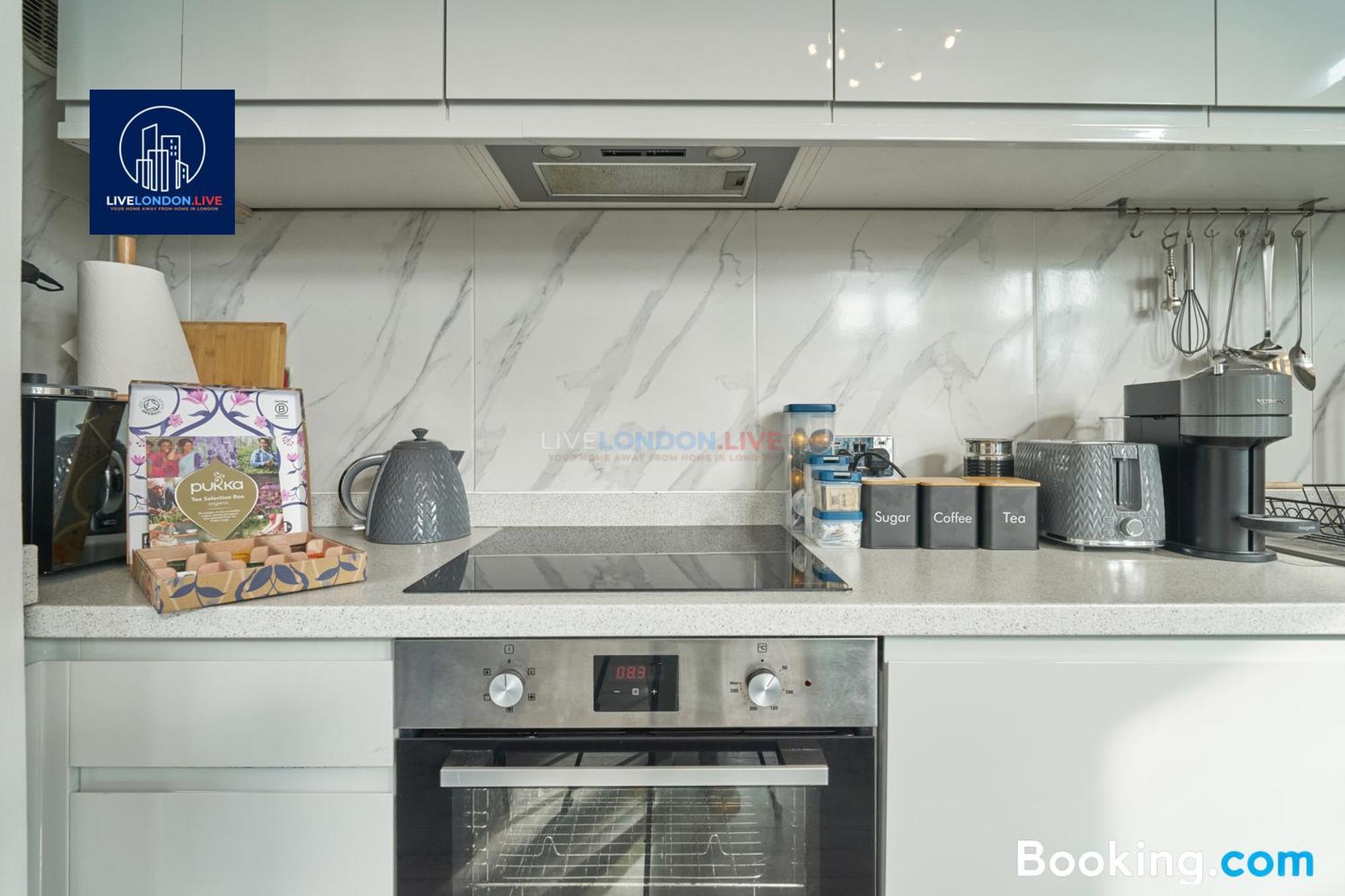 Last-Minute Specials L Sleeps Up To 4 Guests L One-Bedroom Apartment With King Bed And High Ceilings Near Camden By Live London Short Lets & Serviced Accommodation Buitenkant foto