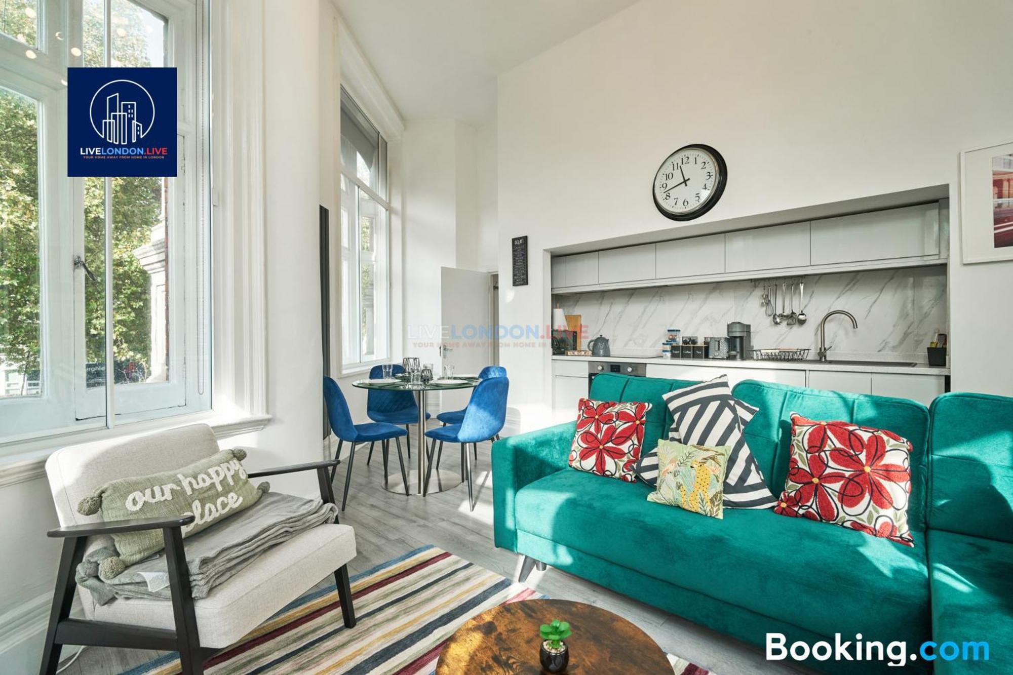 Last-Minute Specials L Sleeps Up To 4 Guests L One-Bedroom Apartment With King Bed And High Ceilings Near Camden By Live London Short Lets & Serviced Accommodation Buitenkant foto