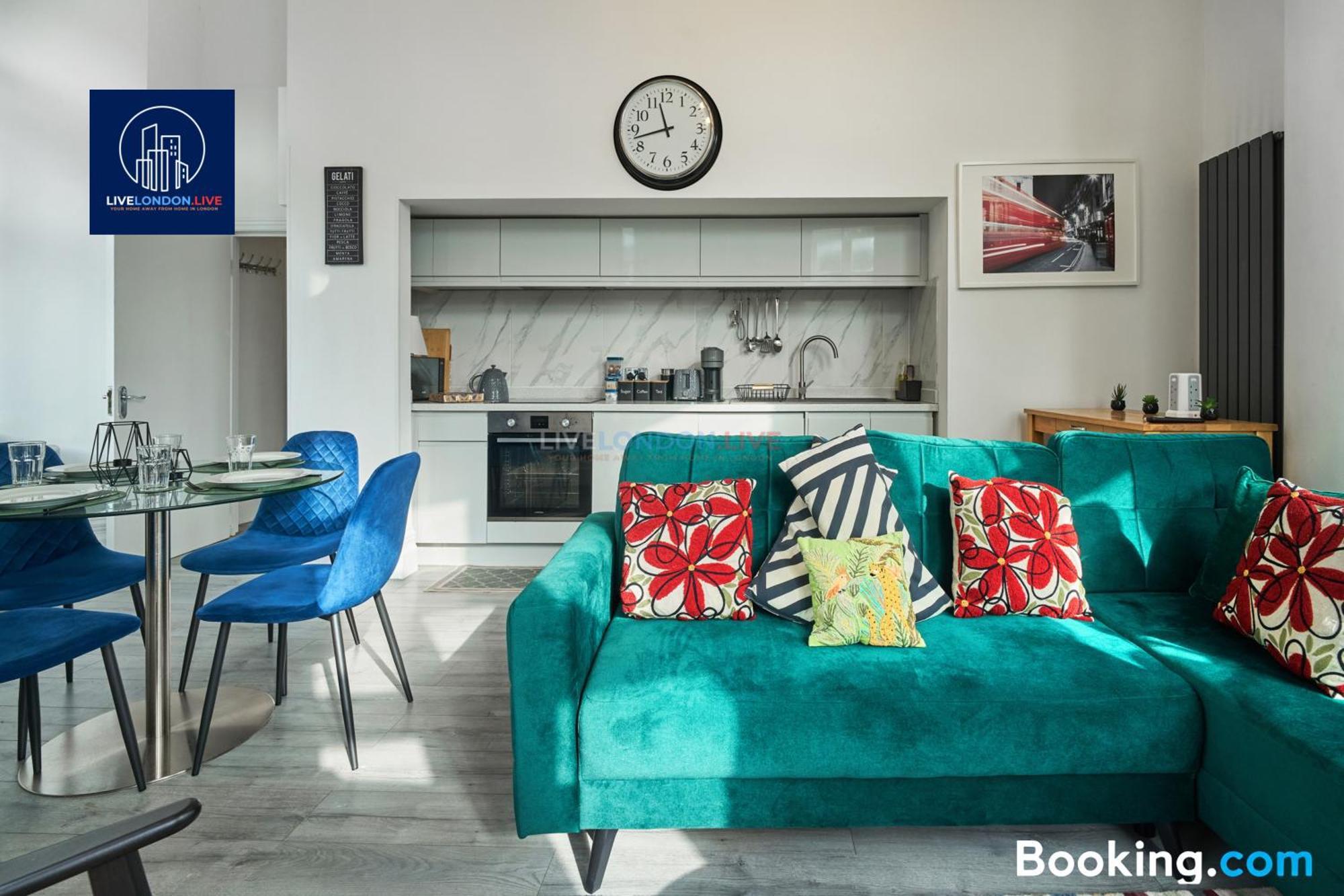 Last-Minute Specials L Sleeps Up To 4 Guests L One-Bedroom Apartment With King Bed And High Ceilings Near Camden By Live London Short Lets & Serviced Accommodation Buitenkant foto